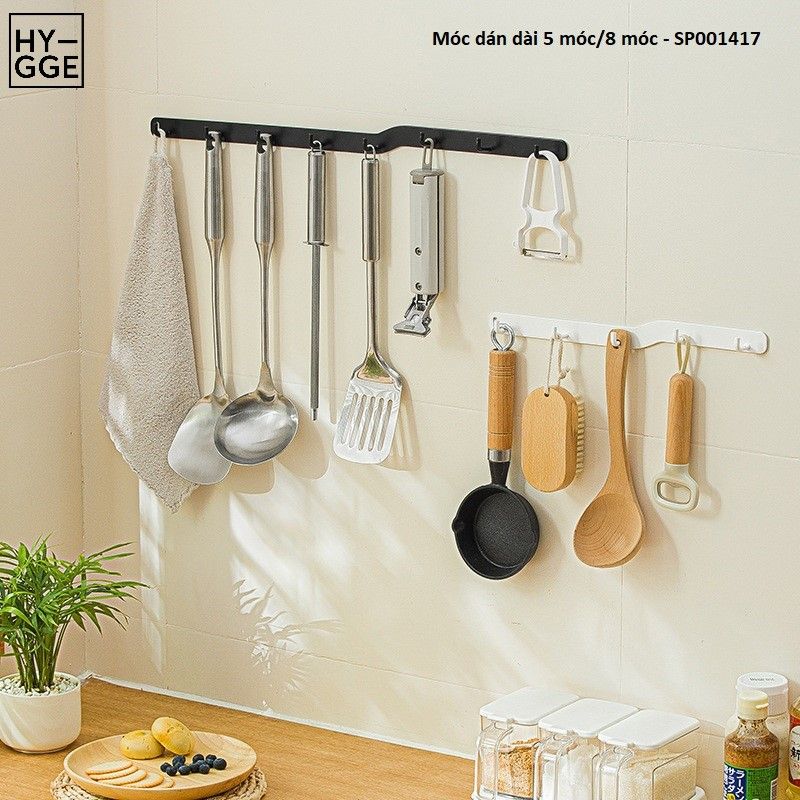  Móc dán dài dạng sóng 