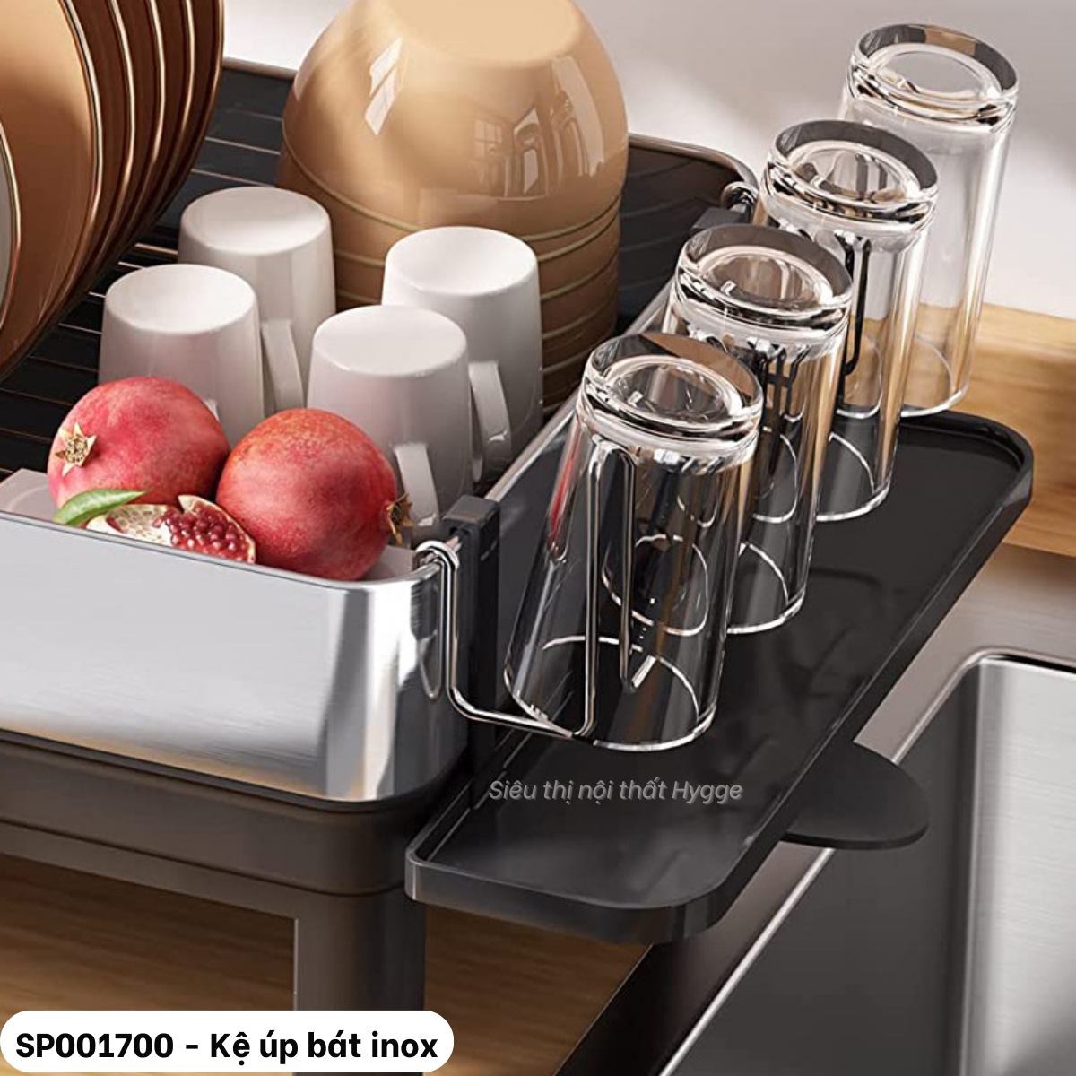  Kệ úp bát inox 