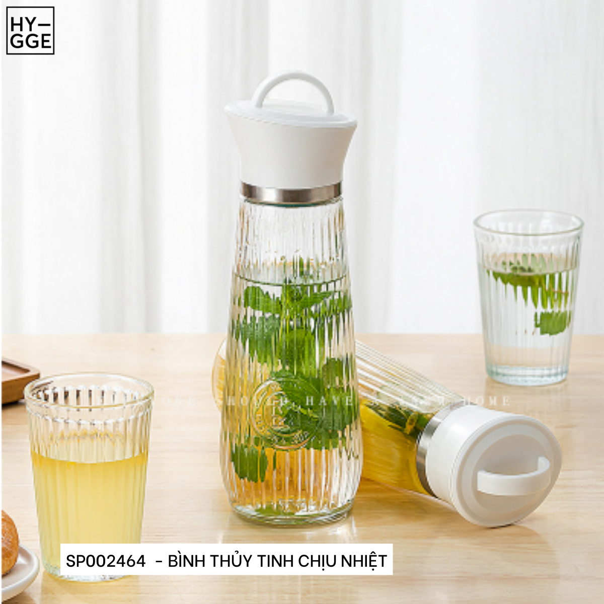  Bình thủy tinh chịu nhiệt 900ml 