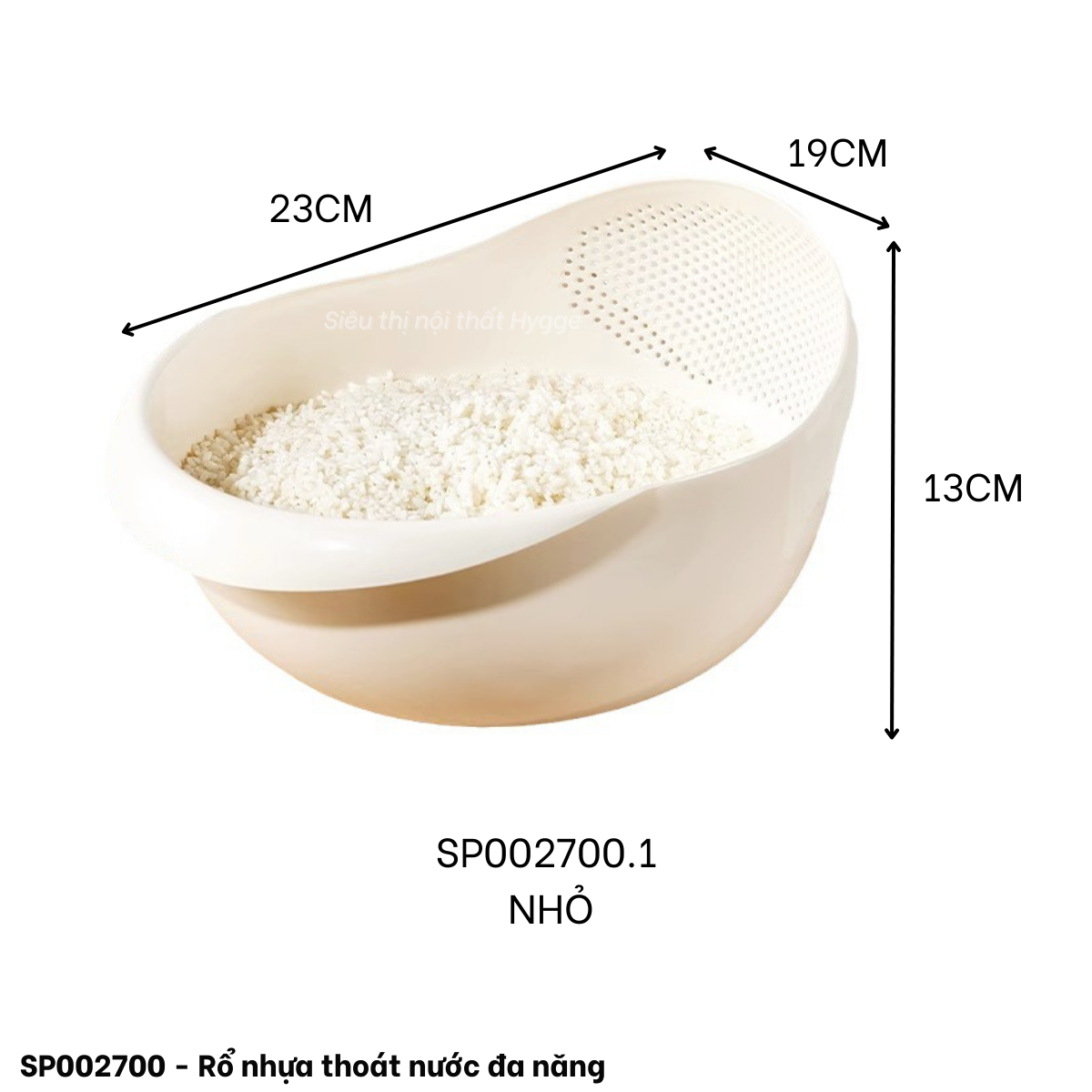  Rổ nhựa thoát nước đa năng 