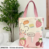  Túi tote vải canvas 