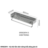  Kệ nhà tắm dán tường kiểu dáng pha lê 