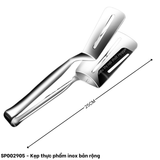  Kẹp thực phẩm inox bản rộng 