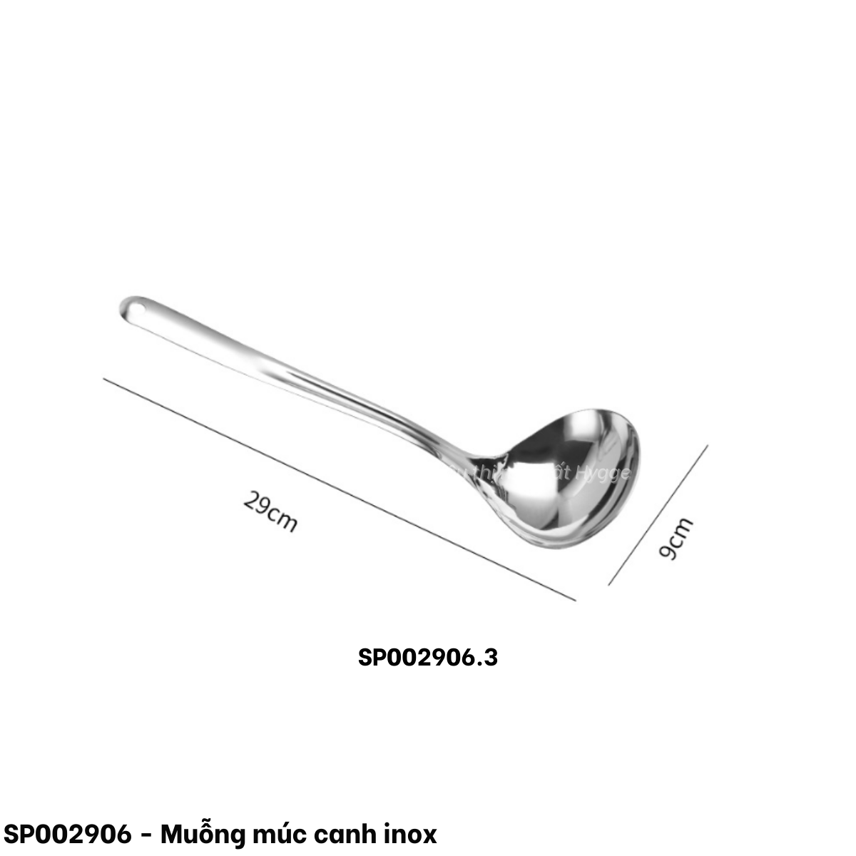  Muỗng múc canh inox 