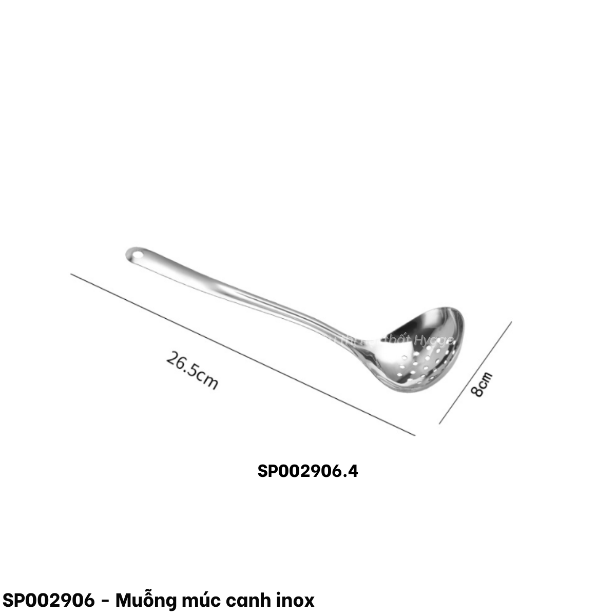  Muỗng múc canh inox 