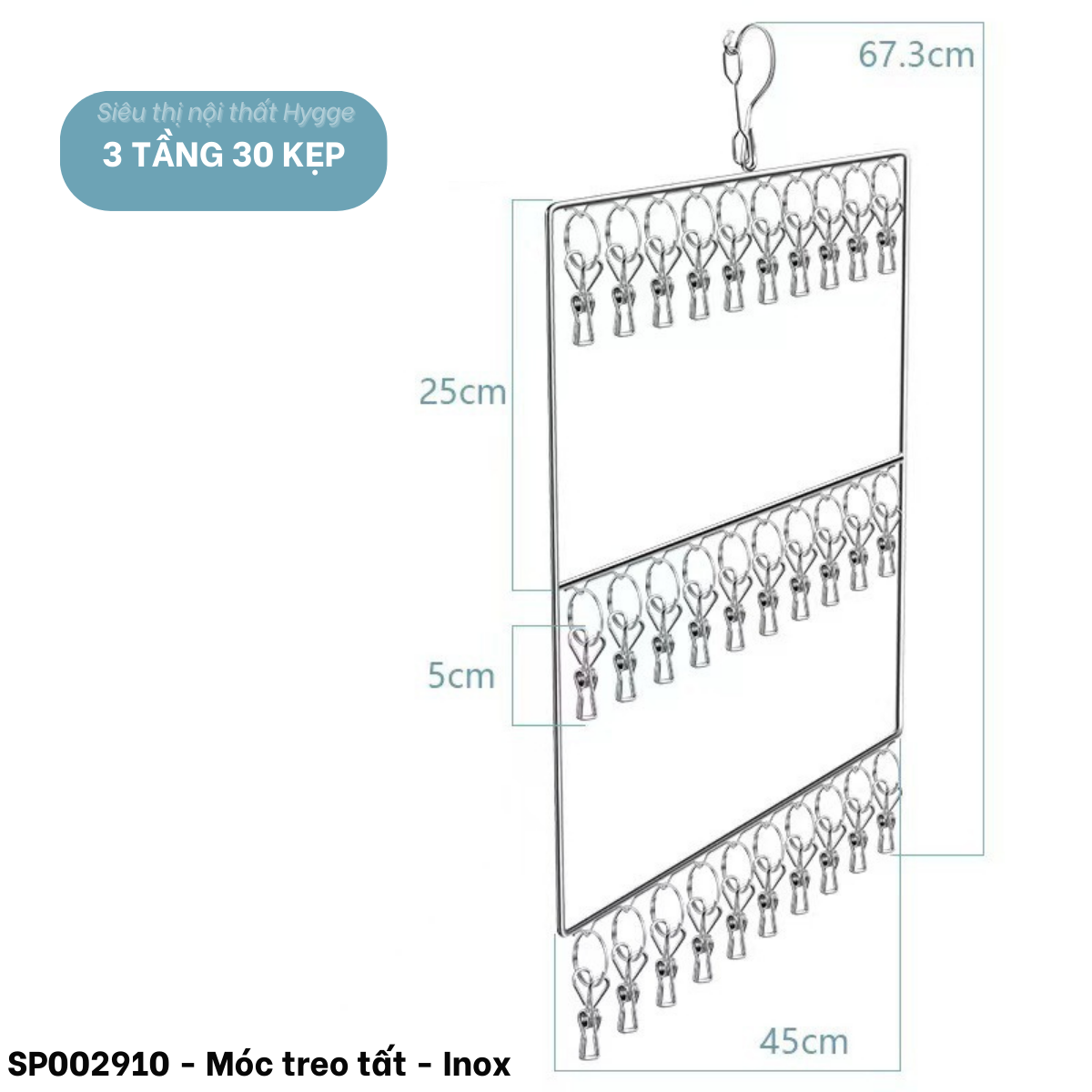  Móc treo tất 