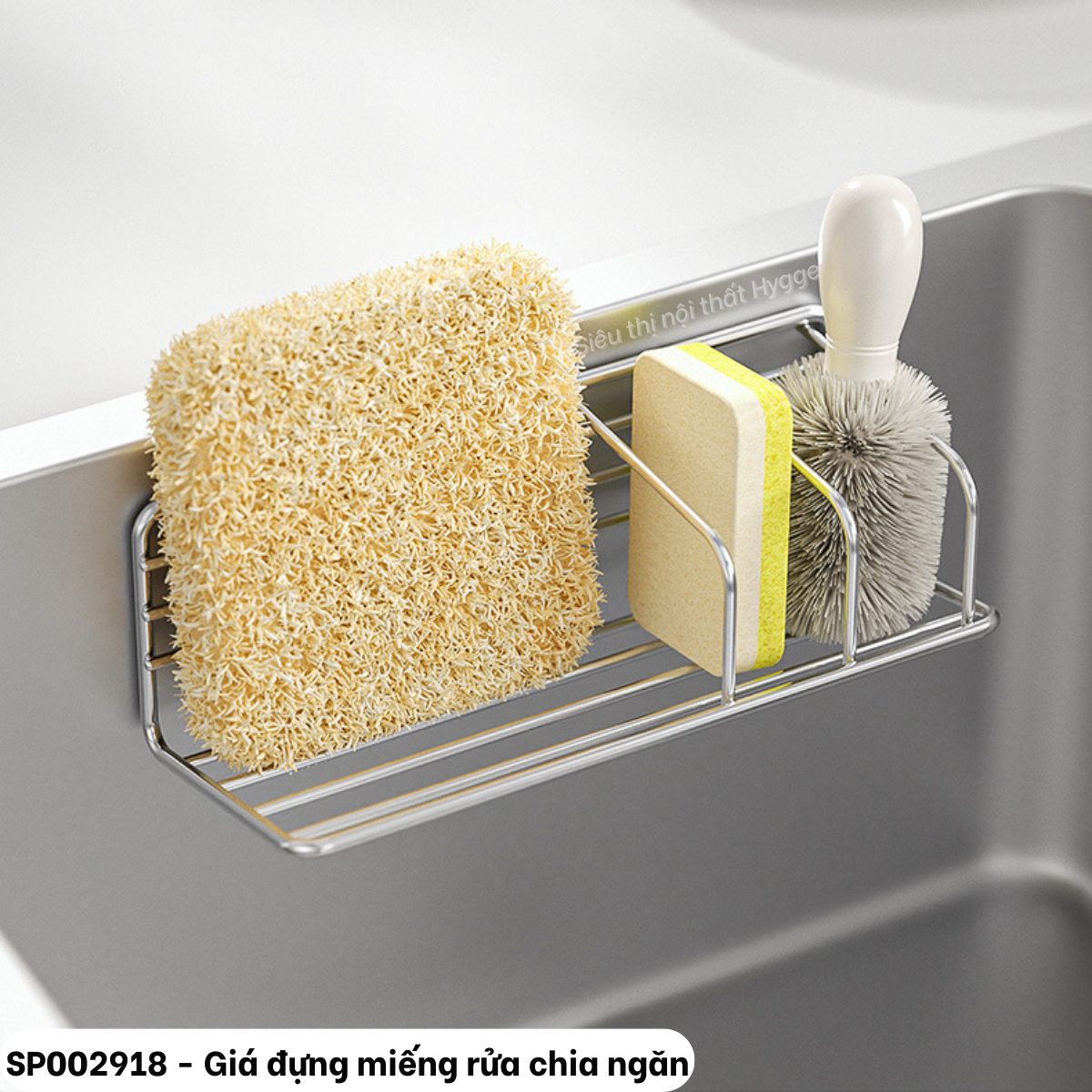  Giá đựng miếng rửa chia ngăn 