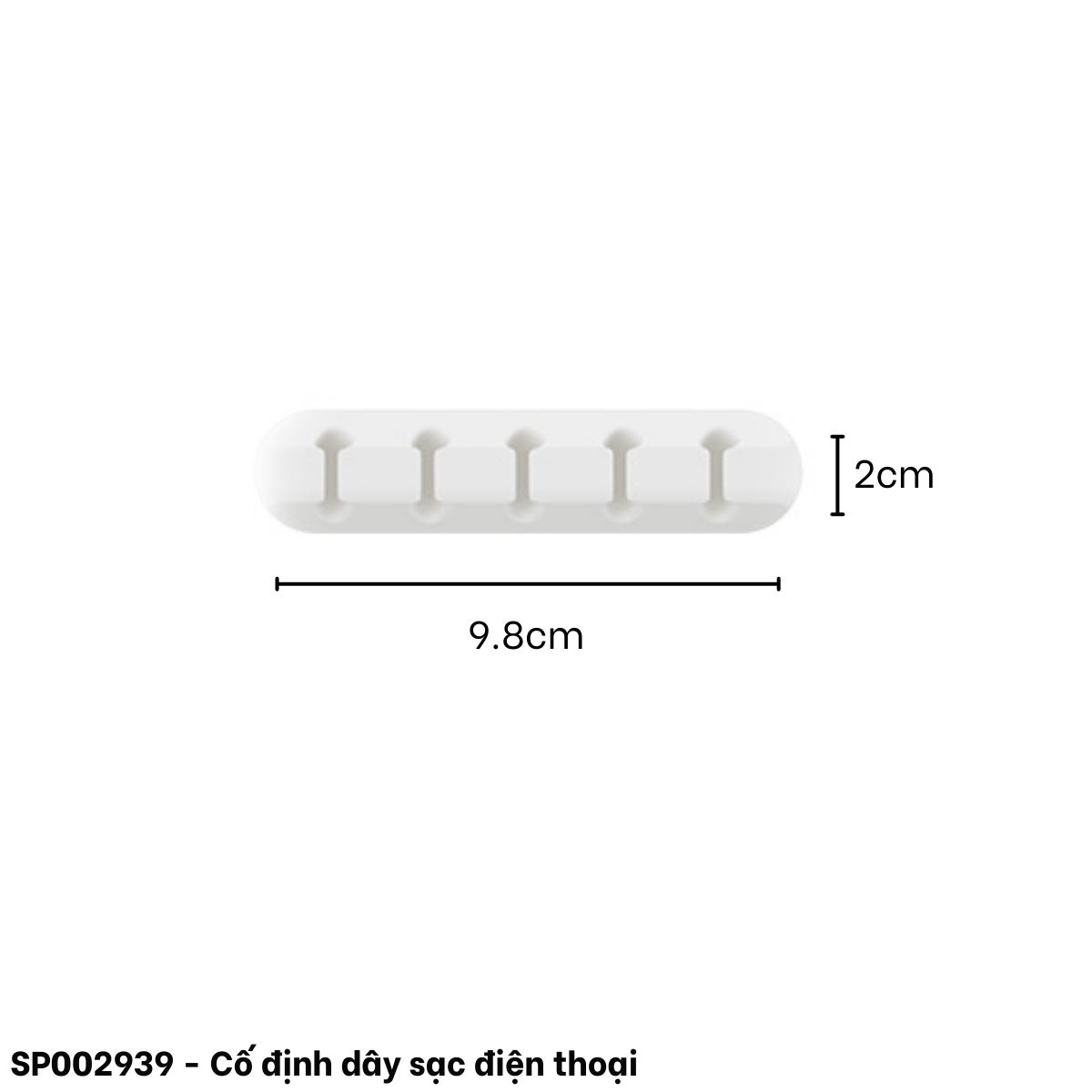  Cố định dây sạc điện thoại 