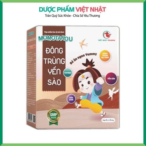 Siro Momotarou Đông Trùng Yến Sào hỗ trợ ăn ngon, ngủ tốt, bé thông minh