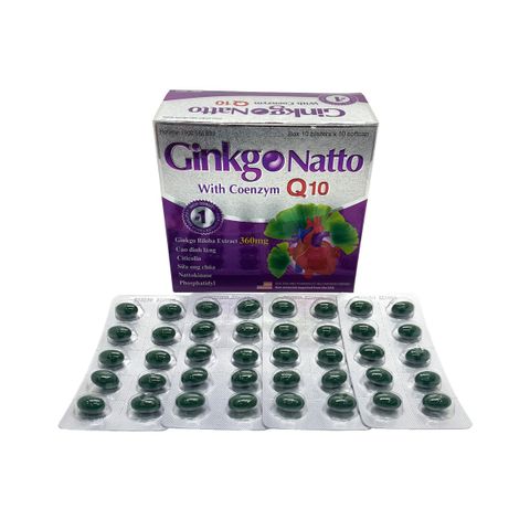 Viên uống bổ não Ginkgo Natto 360Mg (tím +1)