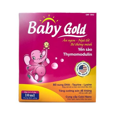 Siro Baby Gold ăn ngon, ngủ tốt, bé thông minh