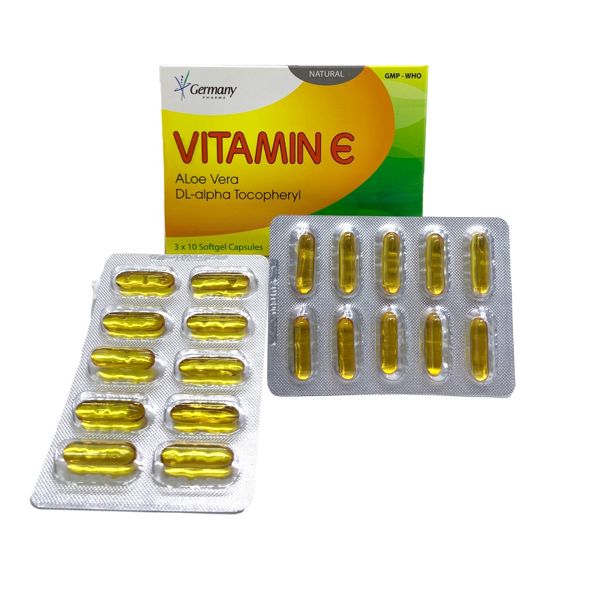 Viên uống bổ sung VITAMIN E Germany PHARMA ngăn ngừa lão hóa da