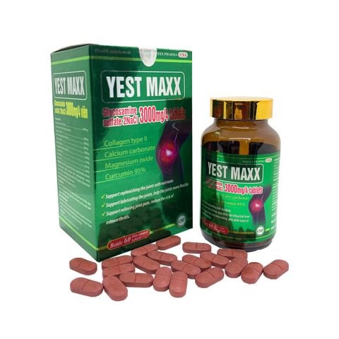 Viên khớp Yest Maxx (xanh) bổ sung Glucosamin 3000mg