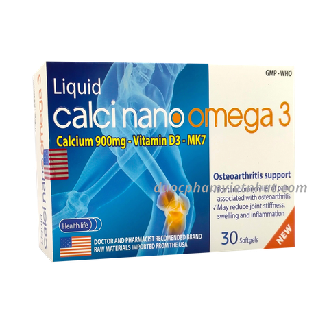 Liquid Calci Nano Omega 3 (xanh)