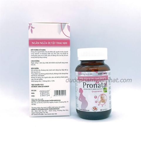 Bổ Bầu Pronatal Dha (trắng hồng)