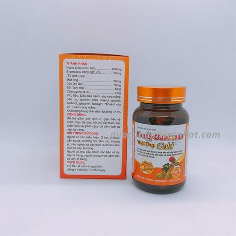 Nano Curcumin Mật Ong Gold