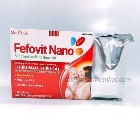 Fefovit Nano (đỏ trắng)