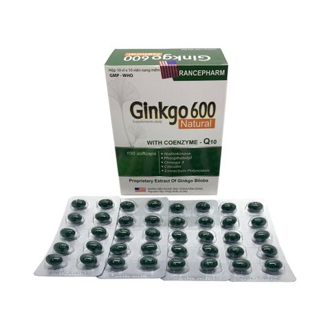 Bổ não Ginkgo 600 with Coenzyme Q10 (trắng)
