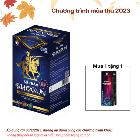 Mua 1 Bổ Thận Shogun (xanh) tặng 1 Bọt vệ sinh HANAKI dành cho nam (đen)