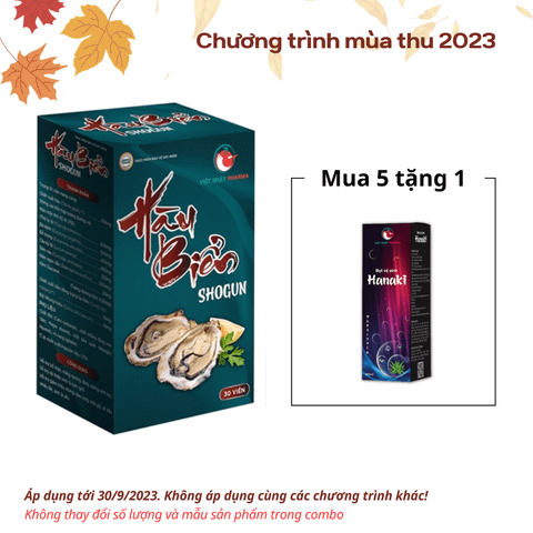 Mua 5 Hàu Biển Shogun tặng 1 Bọt vệ sinh HANAKI dành cho nam (đen)