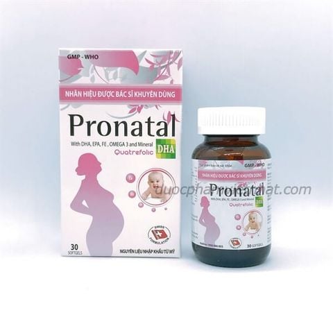 Bổ Bầu Pronatal Dha (trắng hồng)