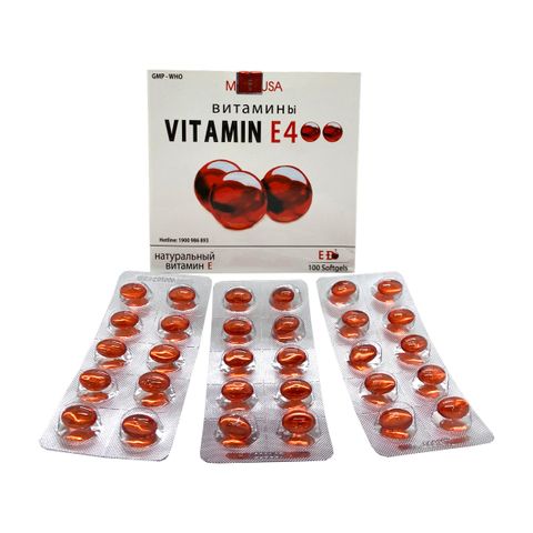 Viên uống vitamin E 400 đỏ nga