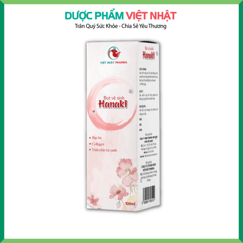 Bọt vệ sinh HANAKI dành cho nữ, làm sạch dịu nhẹ, duy trì độ ẩm và pH tự nhiên cho da (chai màu hồng)