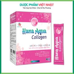 Nước uống đẹp da Hana Aqua Collagen hỗ trợ giảm lão hóa da, giúp da căng bóng sáng mịn