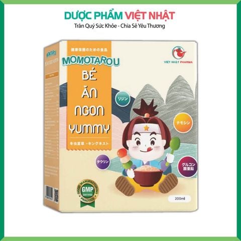 Siro Momotarou Bé ăn ngon Yummy! Giúp bé ăn ngon, tăng sức đề kháng