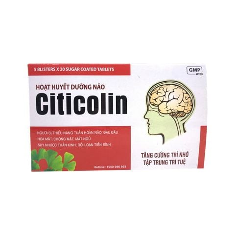 Hoạt Huyết Dưỡng Não Citicolin (Mẫu 4)