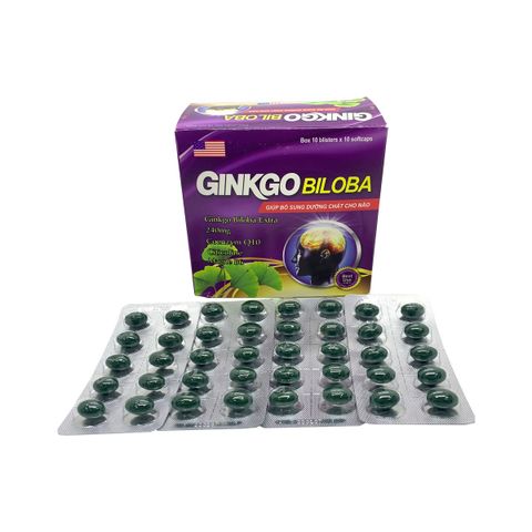 Ginkgo biloba 240 (tím) giảm các triệu chứng thiểu năng tuần hoàn não