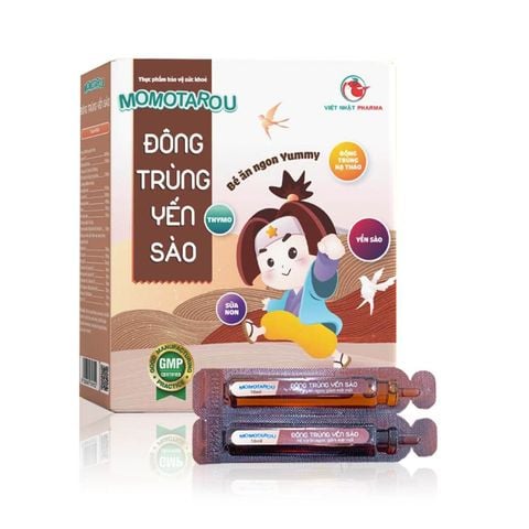 Siro Momotarou Đông Trùng Yến Sào hỗ trợ ăn ngon, ngủ tốt, bé thông minh