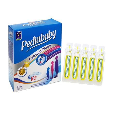 Siro Pedia baby calcium (mẫu 3) giúp bé tăng chiều cao