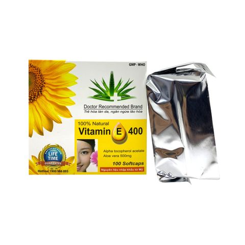 Viên uống vitamin E 400 hoa hướng dương