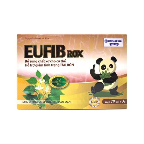 Cốm Vi Sinh Eufib Rox Bổ Sung Chất Xơ Cho Cơ Thể, Giảm Tình Trạng Táo Bón