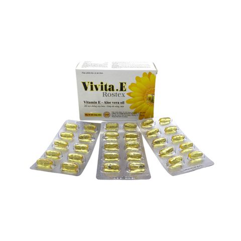 Viên uống đẹp da Vivita E Rostex (Hộp Trắng)