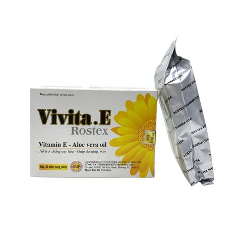 Viên uống đẹp da Vivita E Rostex (Hộp Trắng)