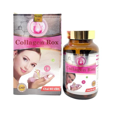 Viên uống Collagen Rox Màu Hồng Hình Cô Gái