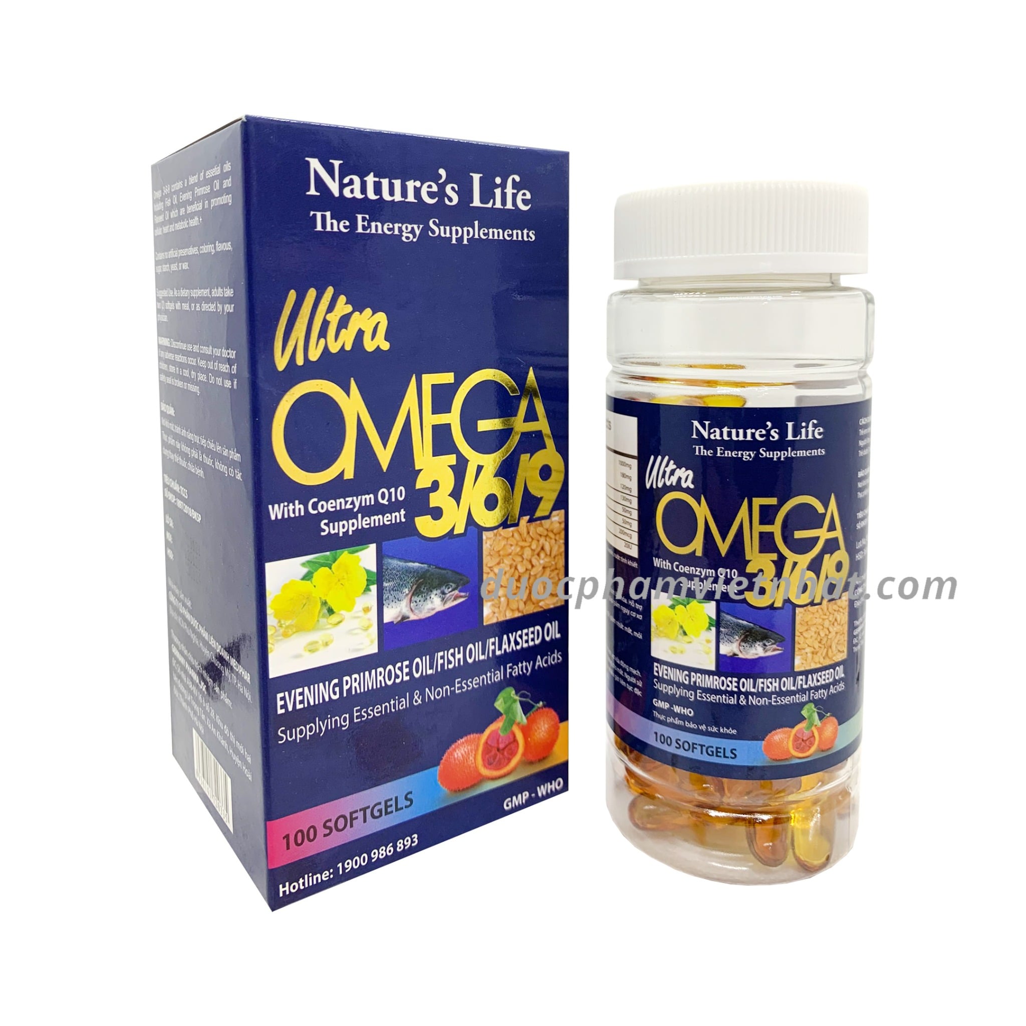 Viên uống ULTRA OMEGA 369 giúp sáng mắt, bổ não, tăng trí nhớ