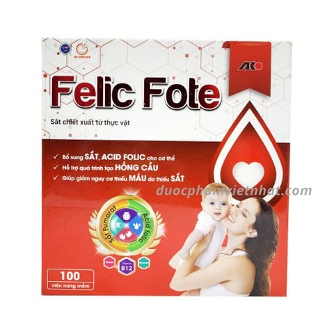 Viên Bổ Sung Sắt Felic Fote