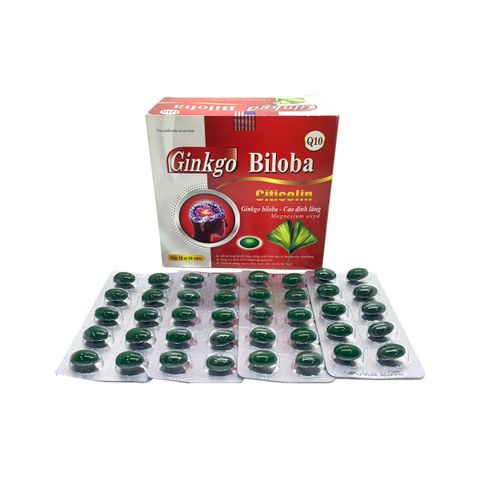 Ginkgo biloba citicolin 240 (đỏ) giảm thiểu năng tuần hoàn não