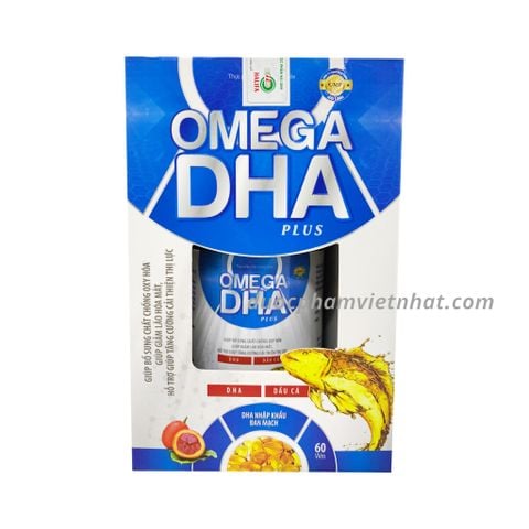 Omega Dha Plus (xanh biển)