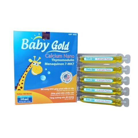 Siro Baby Gold Calci giúp phát triển chiều cao cho bé