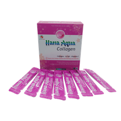 Nước uống đẹp da Hana Aqua Collagen hỗ trợ giảm lão hóa da, giúp da căng bóng sáng mịn