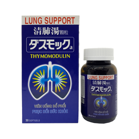 Lung Support hỗ trợ tăng cường sức đề kháng, hỗ trợ đường hô hấp, giúp bổ phổi