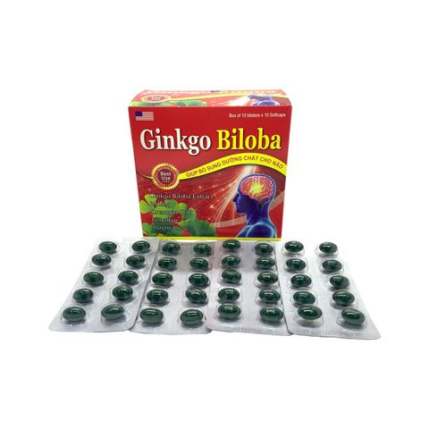 Ginkgo biloba 240 (đỏ) giảm các triệu chứng thiểu năng tuần hoàn não.