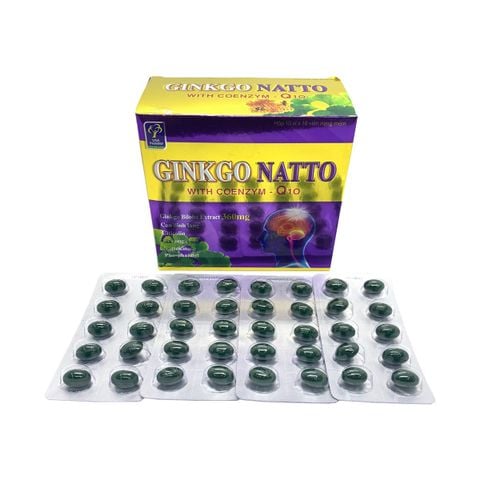 Viên uống dưỡng não Ginkgo Natto With Coenzym Q10 360Mg (tím vàng)