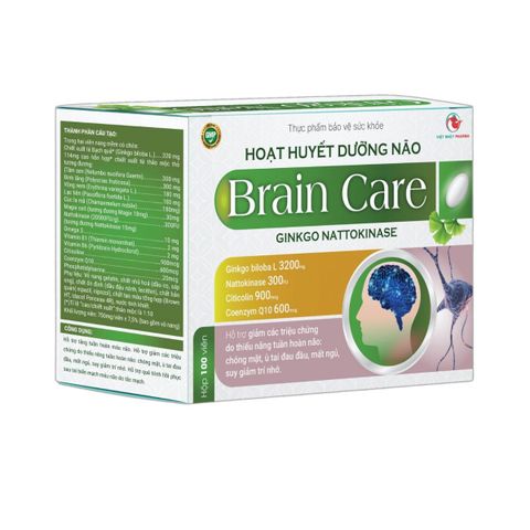 Hoạt huyết dưỡng não Brain Care Việt Nhật