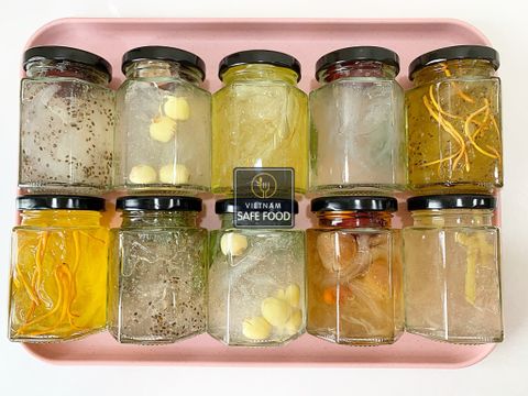  Set 10 hũ Yến Tươi Chưng Nóng - size 100ml 