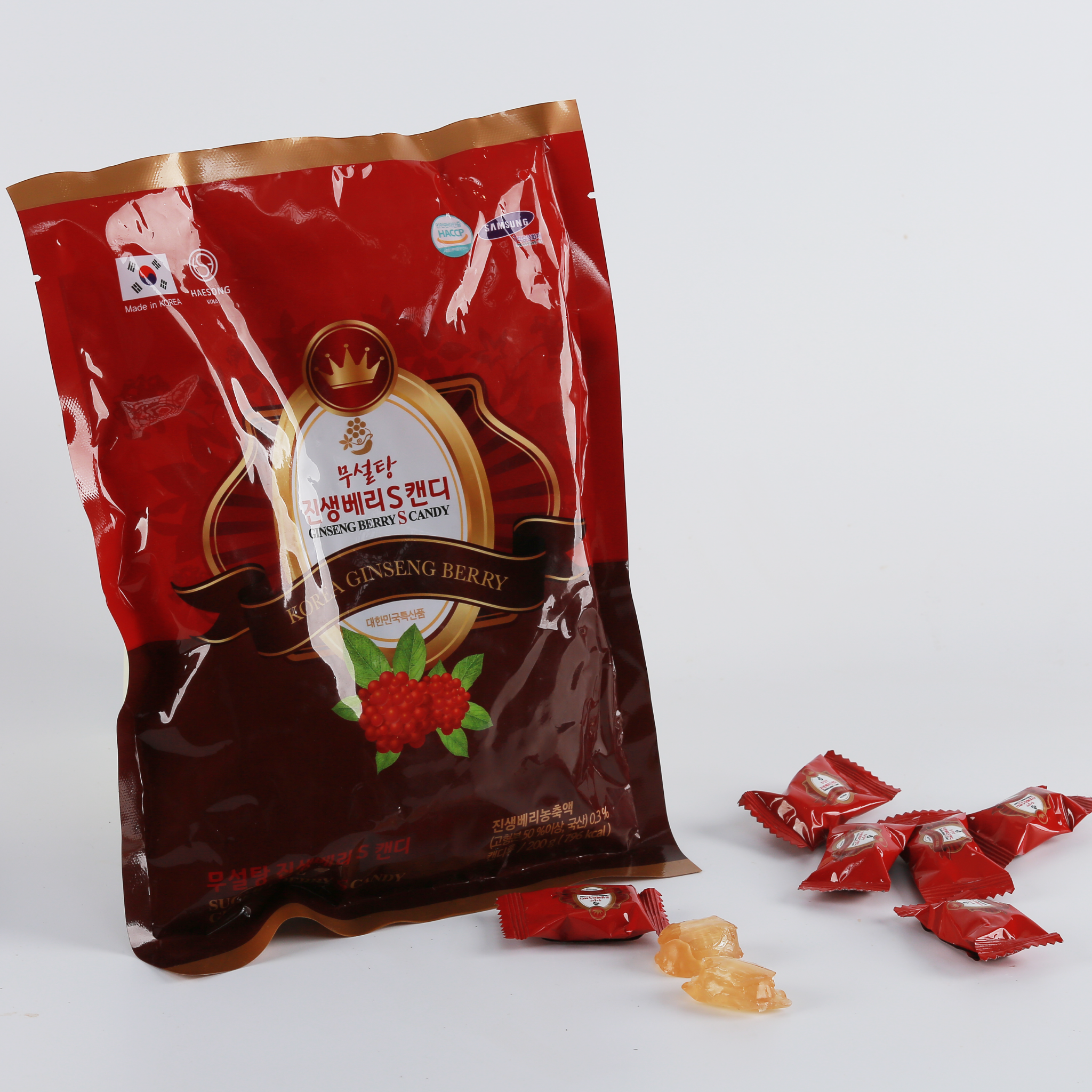  Kẹo quả sâm không đường - Sugar Free Ginsengberry Candy 